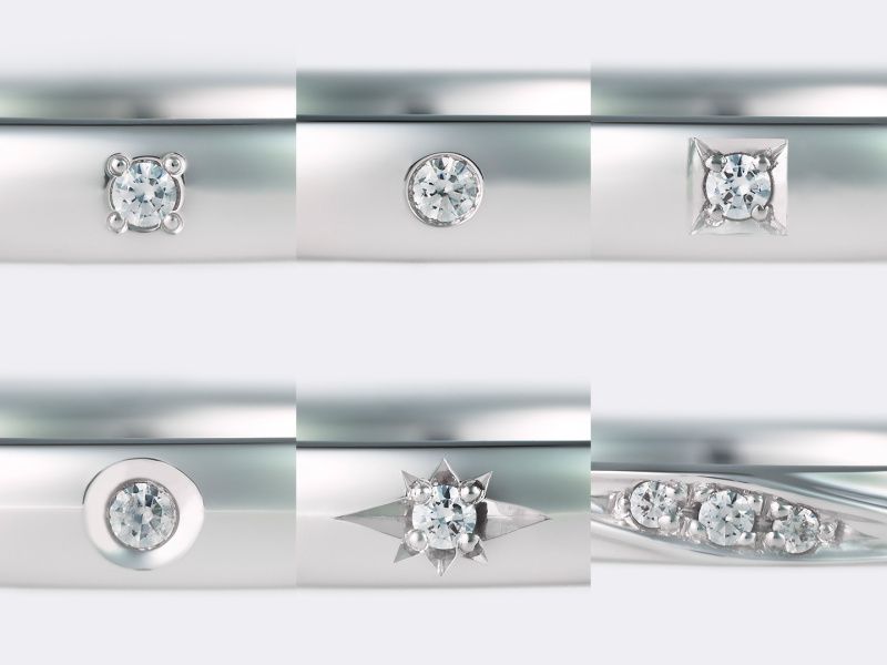 あなたのデザインに合わせた、こだわりの石留め技法