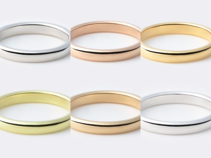 お好きなカラーで、指輪をもっと特別に。選べる9種類のマテリアル