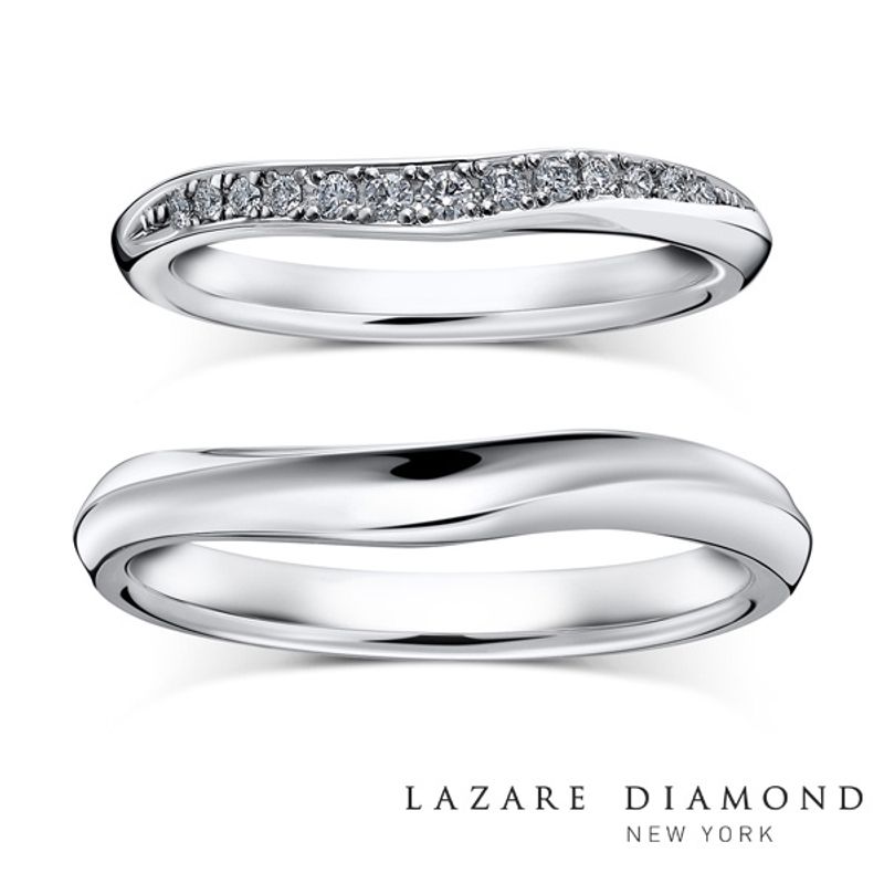 クレセント [結婚指輪] ラザール ダイヤモンド(LAZARE DIAMOND