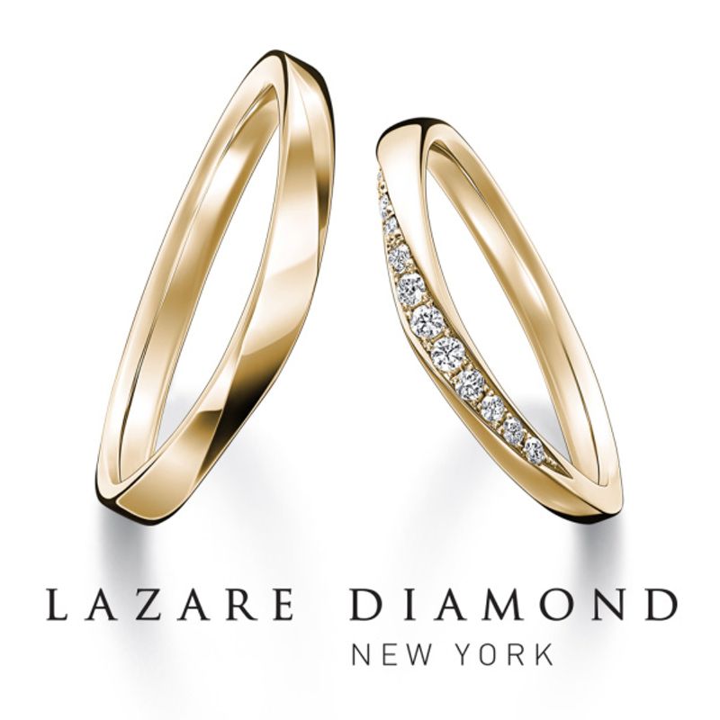 エコーYG [結婚指輪] ラザール ダイヤモンド(LAZARE DIAMOND