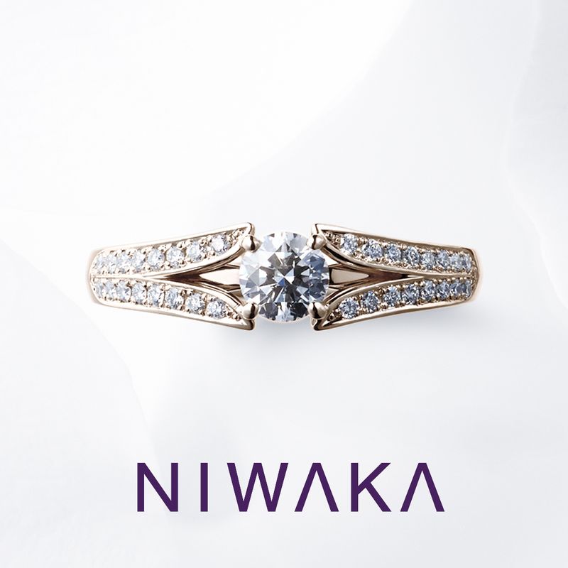 瑞穂波 MIZUHONAMI [婚約指輪] 俄(にわか) | Ringraph(リングラフ)