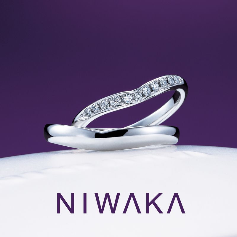 睡蓮 SUIREN [結婚指輪] 俄(にわか) | Ringraph(リングラフ)