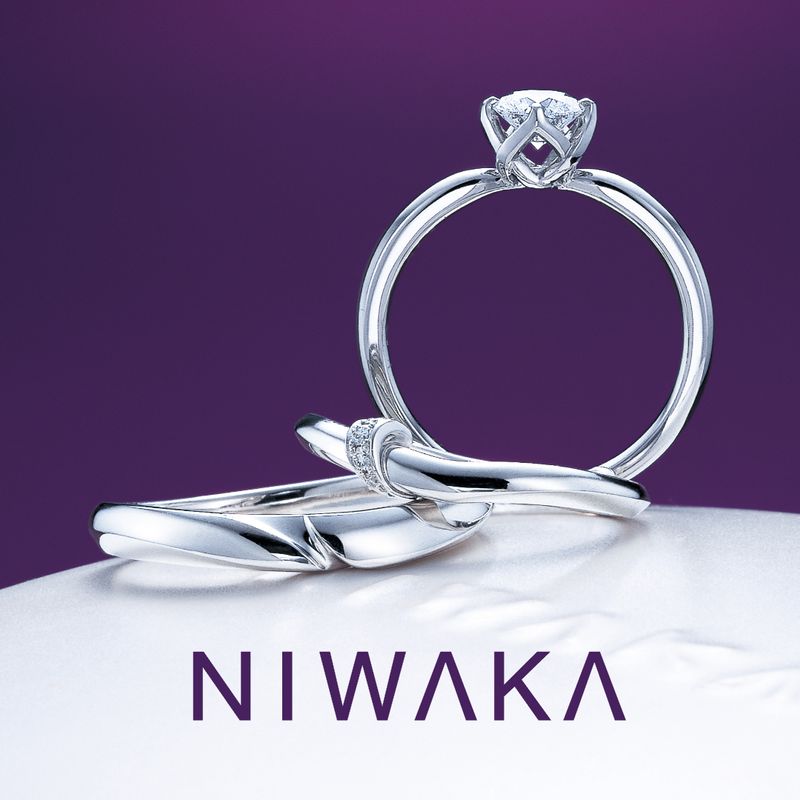 ★NIWAKA★ 俄 結 ゆい ダイヤリング 婚約指輪 Ｄ0.23ct 結 YUI [結婚指輪] 俄(にわか) | Ringraph(リングラフ)