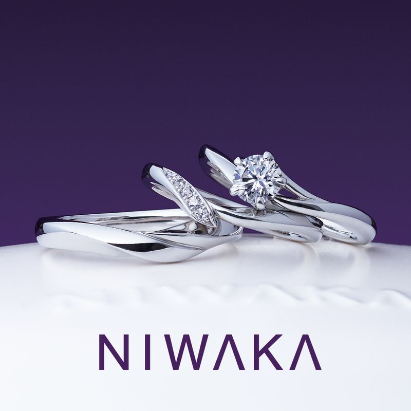 初桜 UIZAKURA [結婚指輪] 俄(にわか) | Ringraph(リングラフ)