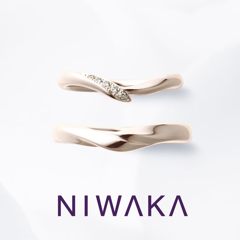 初桜 UIZAKURA [結婚指輪] 俄(にわか) | Ringraph(リングラフ)