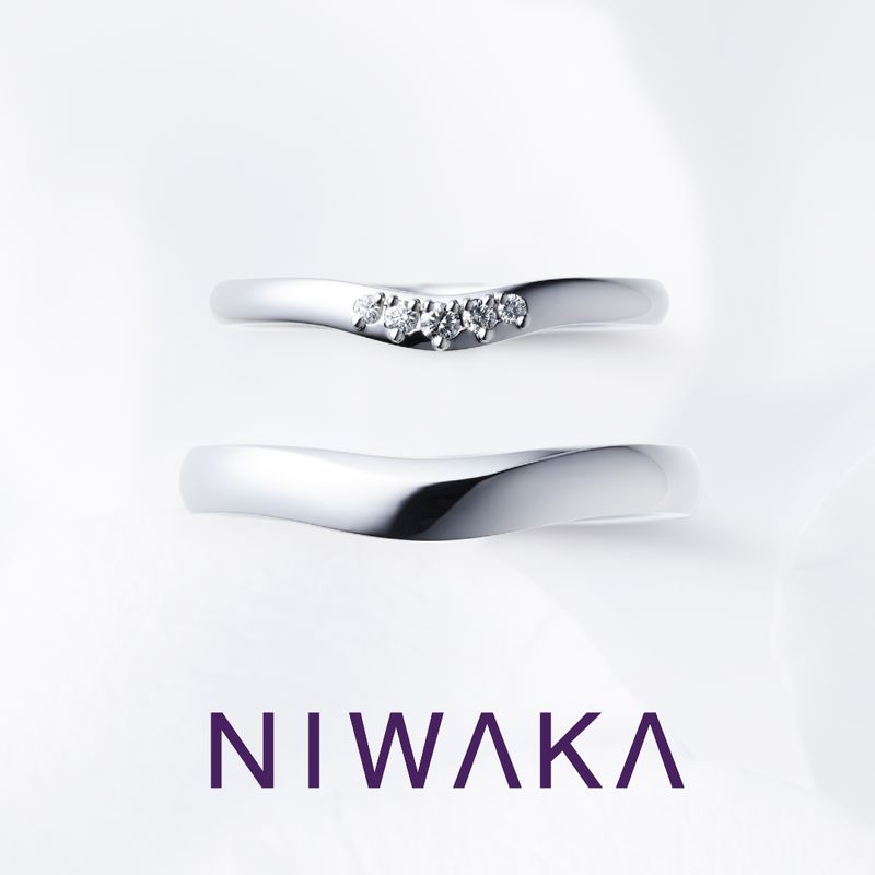 白鈴 SHIROSUZU [結婚指輪] 俄(にわか) | Ringraph(リングラフ)