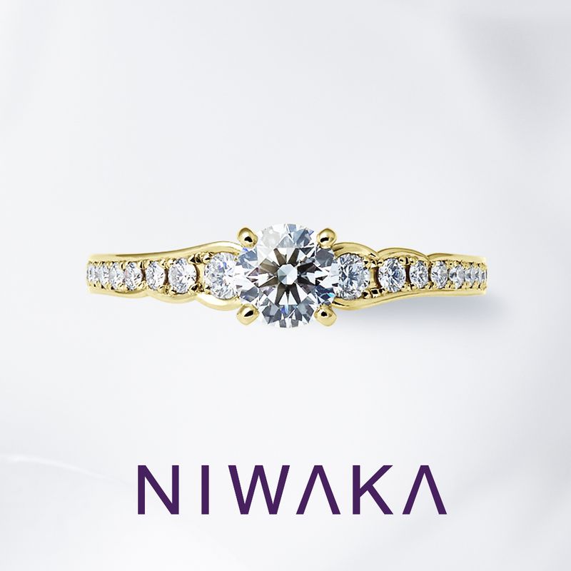 花麗 HANAURARA [婚約指輪] 俄(にわか) | Ringraph(リングラフ)