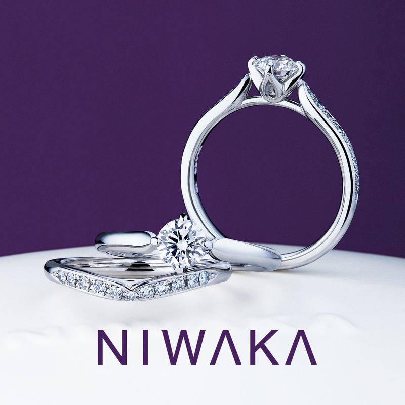 俄　niwaka 睡蓮　リング　指輪 睡蓮 SUIREN [結婚指輪] 俄(にわか) | Ringraph(リングラフ)