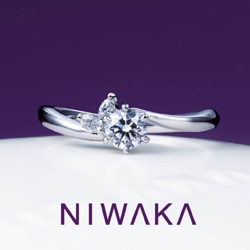 月彩 TSUKISAI [婚約指輪] 俄(にわか) | Ringraph(リングラフ)