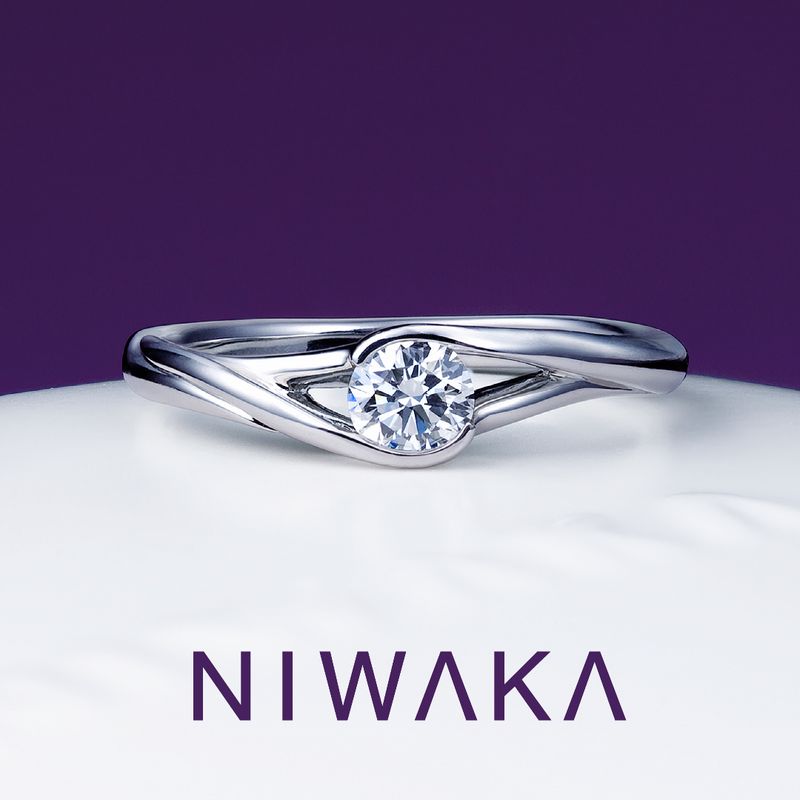 望 MOCHIZUKI [婚約指輪] 俄(にわか) | Ringraph(リングラフ)