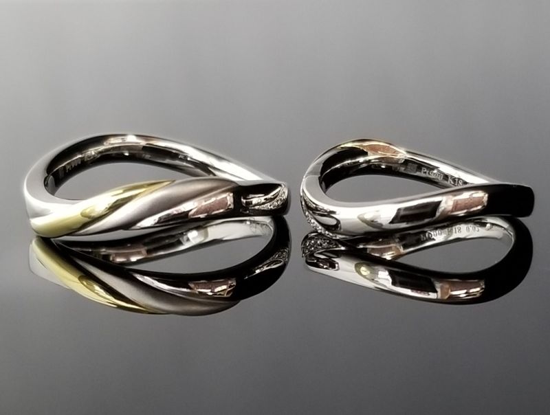 鍛造製法フルオーダーメイドのメビウスリング [結婚指輪] TANZO