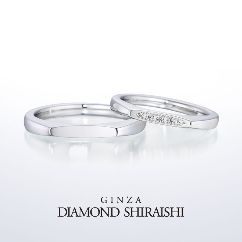 銀座DIAMOND SHIRAISHI ダイヤモンドシライシ　オマケ付き Orchid（オーキッド） [結婚指輪] 銀座ダイヤモンドシライシ