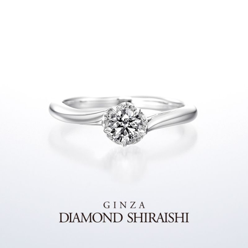 銀座ダイヤモンドシライシ　プラチナリング　0.292カラット 80b78a445102c7c439d750e7ac6309