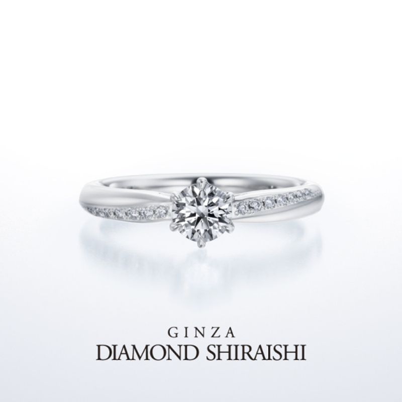 ダイヤモンドシライシ プラチナ ダイヤモンド ソリティア リング 鑑定書付 プラチナの婚約指輪(エンゲージリング)の一覧｜銀座ダイヤモンドシライシ
