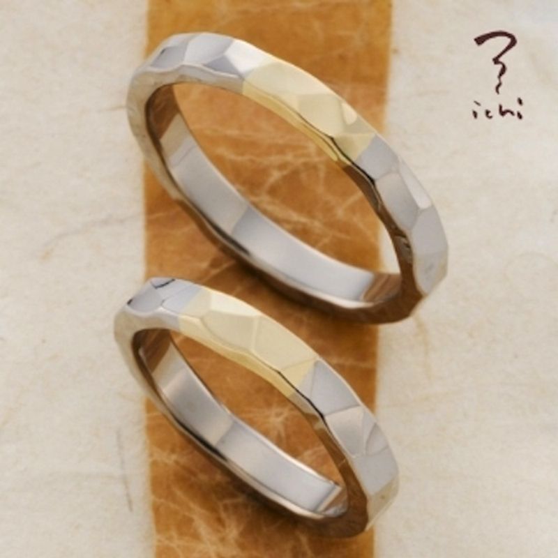 鎚目(つちめ) 850003 [結婚指輪] ichi(イチ) | Ringraph(リングラフ)