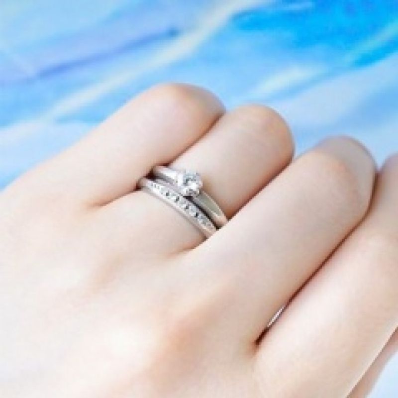 ★杢目金屋★ 弓桜 ペアリング 結婚指輪 コンビ 定価55万円 杢目金屋】弓桜 [セットリング] 杢目金屋(もくめがねや