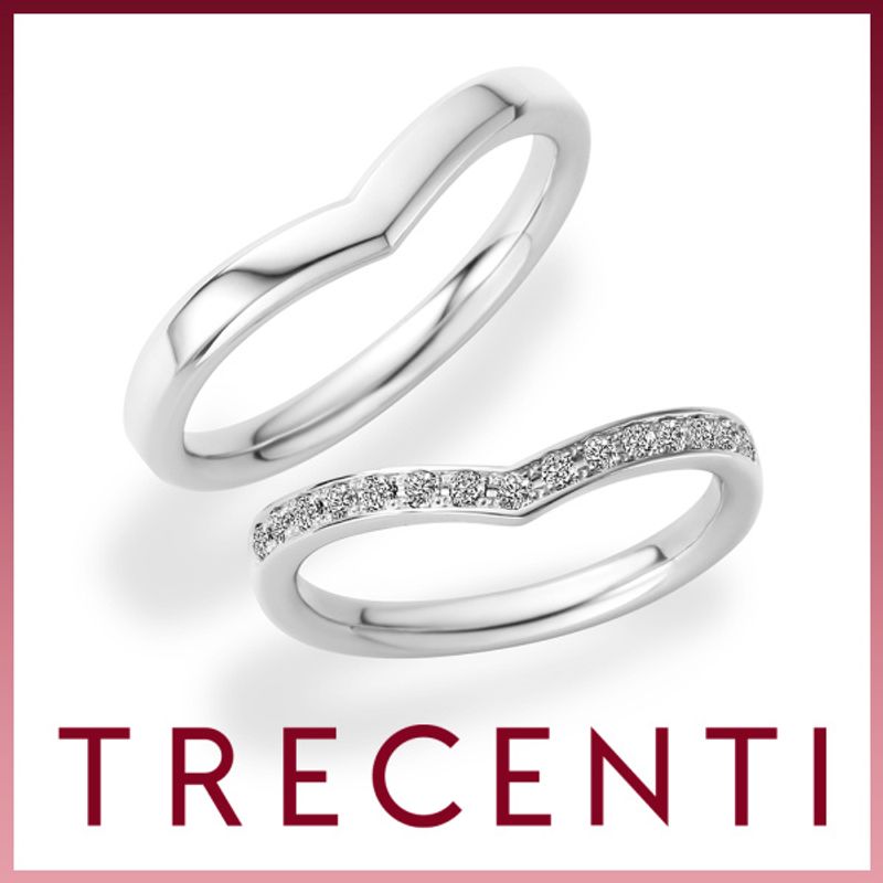 ハーフエタニティV02（FL-VM／ET-SFB） [結婚指輪] TRECENTI