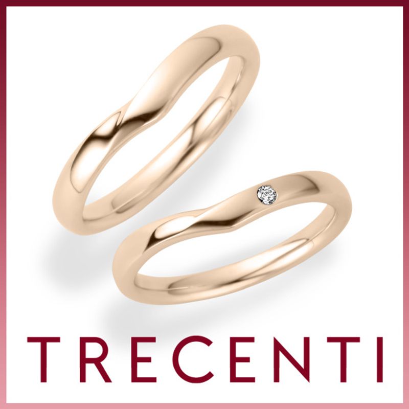 ウルバーノV（0.01ct)（UB-BM／UB-BL0.01） [結婚指輪] TRECENTI