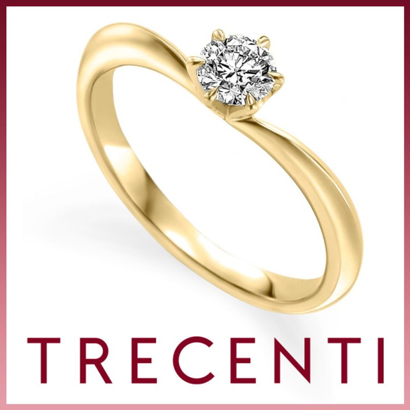 美品】ダイヤモンド婚約指輪0.220ct トレセンテ チポーラ 13.5号