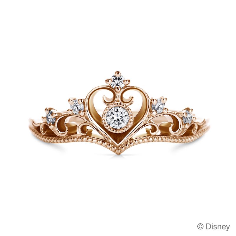 Disney / プリンセス・ティアラ・ハート [婚約指輪] ケイウノ