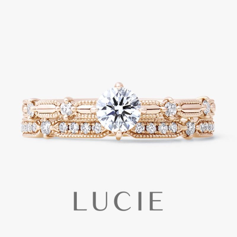 週末限定値下げ！婚約指輪　俄　LUCIE ルシエ リング 0.28 クロシェ クロシェ（薔薇の鐘楼） [婚約指輪] LUCIE(ルシエ) | Ringraph