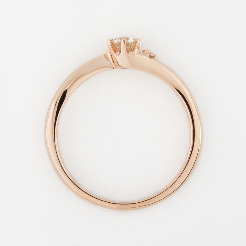 婚約指輪 ANELLI DI GINZA ダイヤモンドリング BEL TEMPO 当日持ち帰れる！BELTEMPO ベルテンポ/ピンクゴールド [婚約指輪