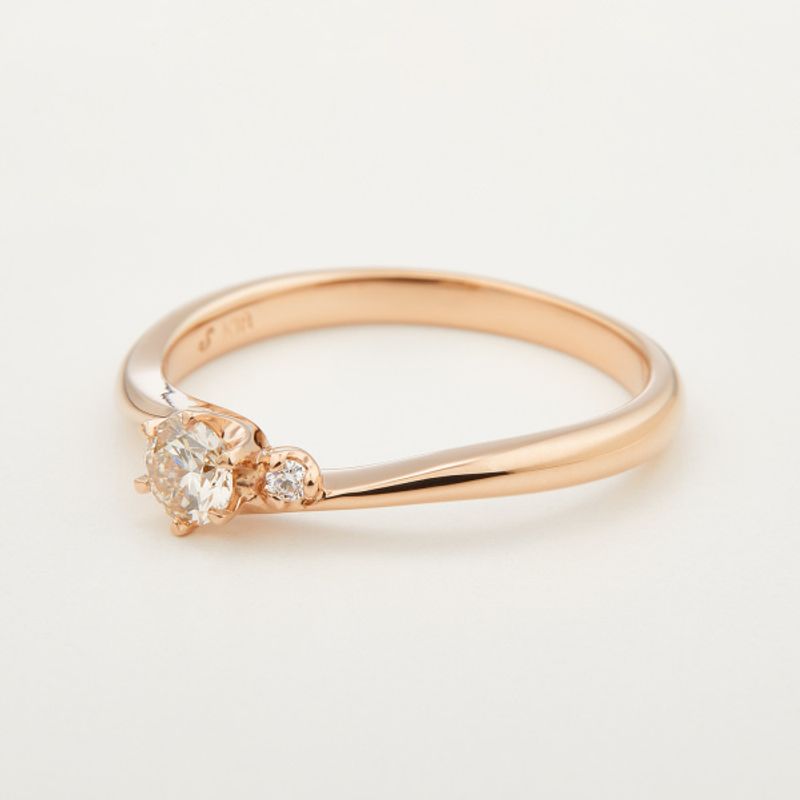 婚約指輪 ANELLI DI GINZA ダイヤモンドリング BEL TEMPO 当日持ち帰れる！BELTEMPO ベルテンポ/ピンクゴールド [婚約指輪