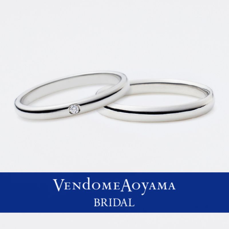 ヴァンドーム青山のプラチナ結婚指輪2本 Luxe Platinum 997（リュクスプラチナ997 ） | ヴァンドーム