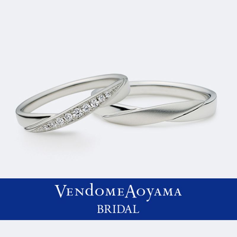 リュバン ドゥ マリエ 【AMPR0110-S2/HM/SA】 [結婚指輪] ヴァンドーム