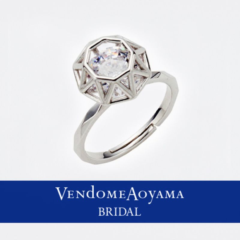 プロポーズリング【ASVR6918 CZ】 [婚約指輪] ヴァンドーム青山