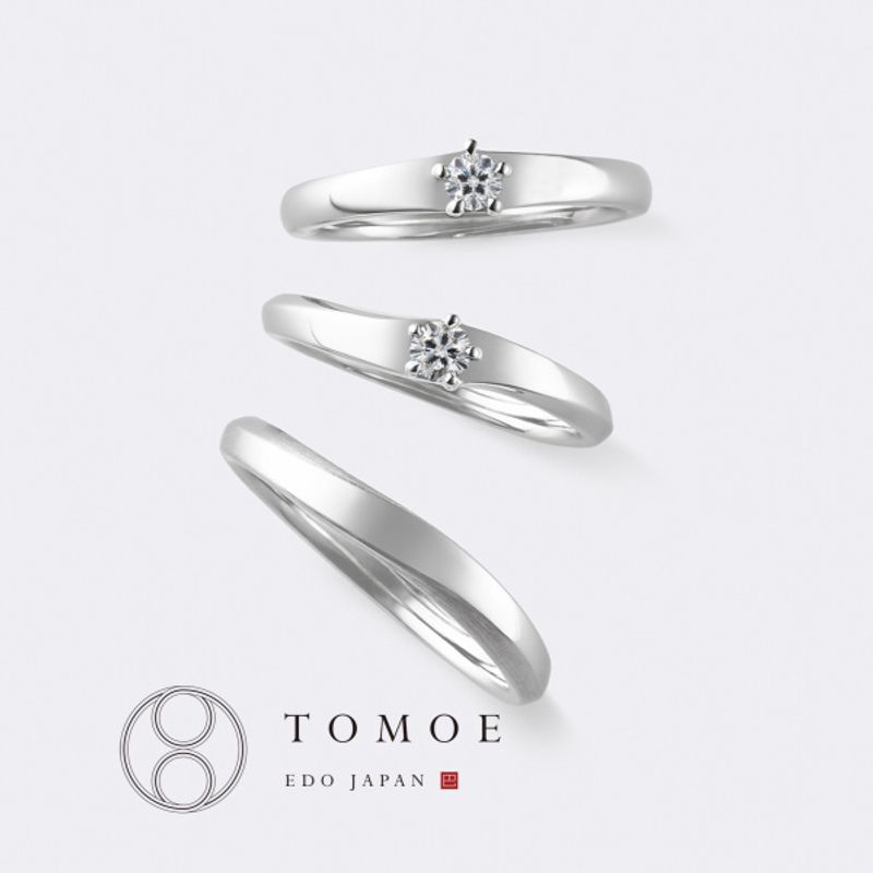 HANAEMI】 花笑 [結婚指輪] TOMOE(トモエ) | Ringraph(リングラフ)