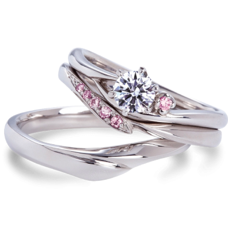 レガン プラチナ ダイヤ ピンクダイヤ リング 公式ストア】ピンクダイヤモンド 指輪 リング レディース プラチナ