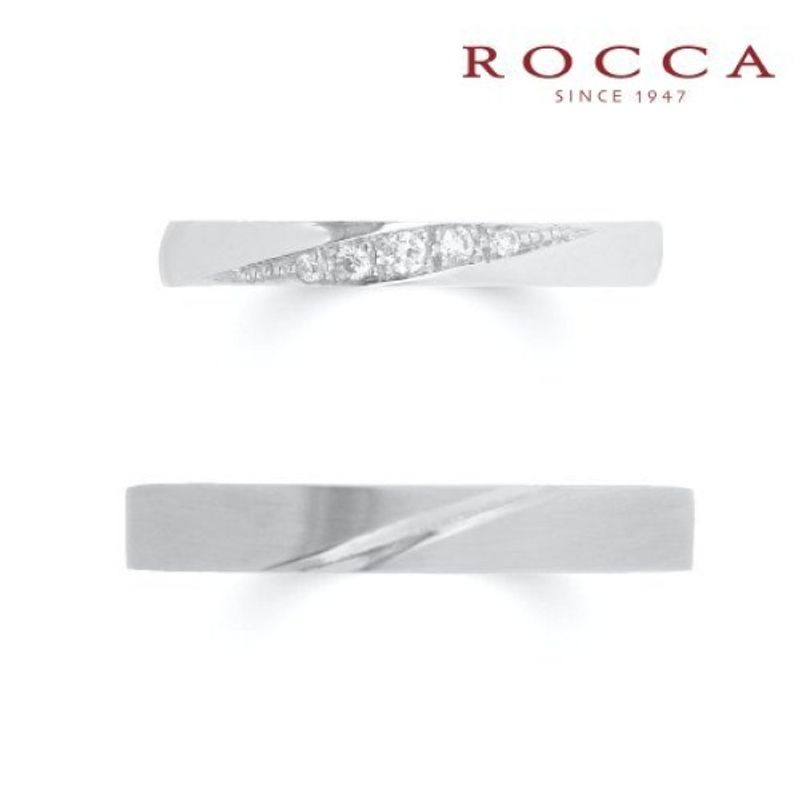 ROCCA】重ね付けにもぴったり！シンプルマリッジリング SFR-2D/SFR-2L