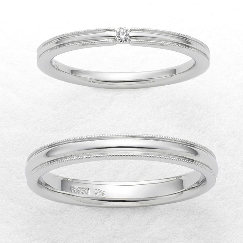 ふちかざり [結婚指輪] ひな | Ringraph(リングラフ)