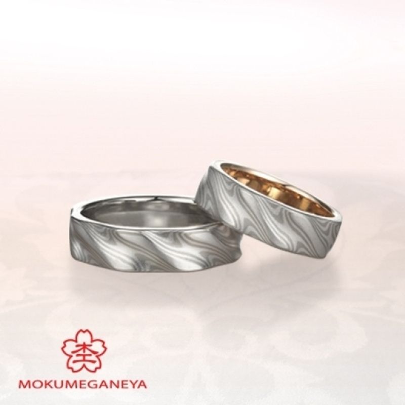 杢目金屋】ふたりのこだわりを詰め込んだ結婚指輪 [結婚指輪] BROOCH