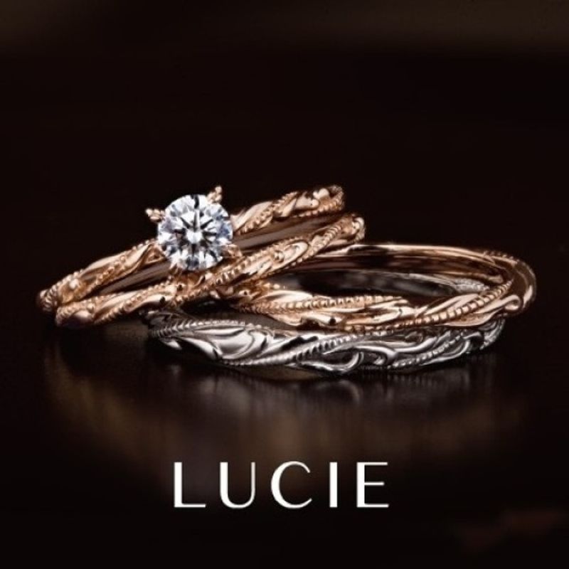 フィユ（薔薇の葉） [結婚指輪] BROOCH(ブローチ) | Ringraph(リングラフ)