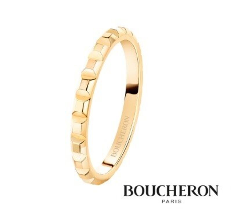 ブシュロン】クルドパリ スモール イエローゴールドリング [結婚指輪