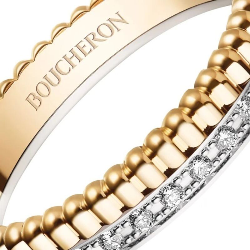 ブシュロン】キャトル ラディアント ダイヤモンド リング [婚約