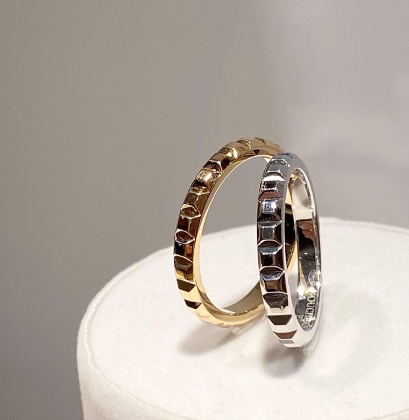 BOUCHERON クルドパリ　イエローゴールド　ミディアム　52 ブシュロン】クルドパリ イエローゴールドリング ミディアム [結婚指輪