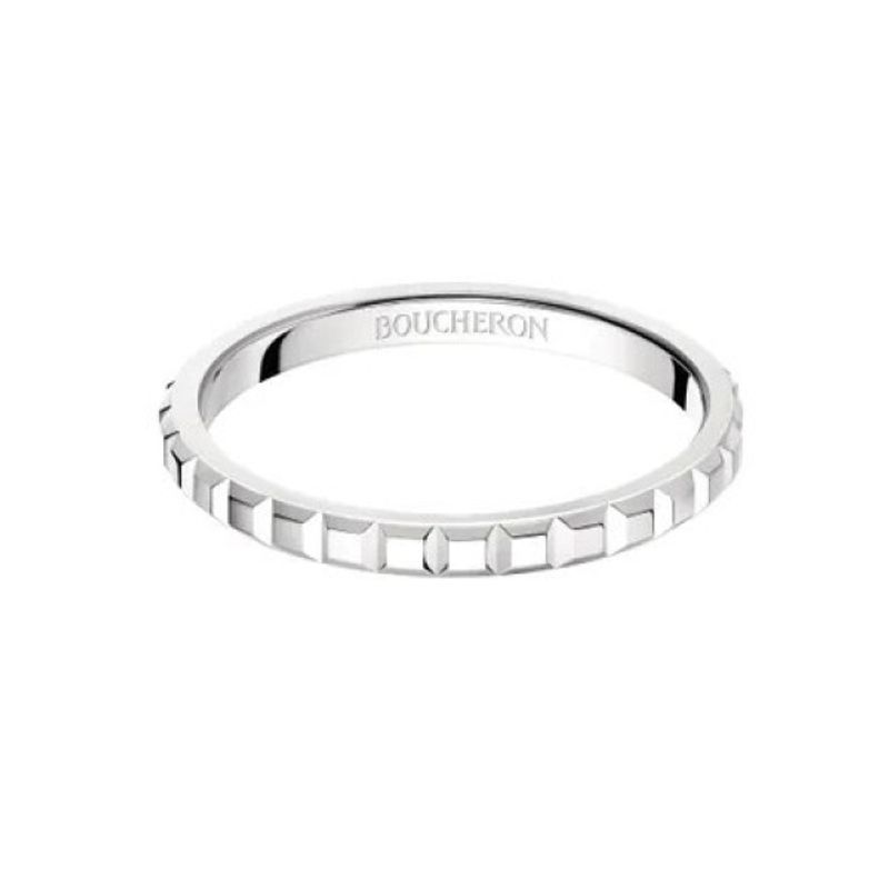 BOUCHERON ブシュロンクルドパリスモール ブシュロン】クルドパリ スモール プラチナリング [結婚指輪