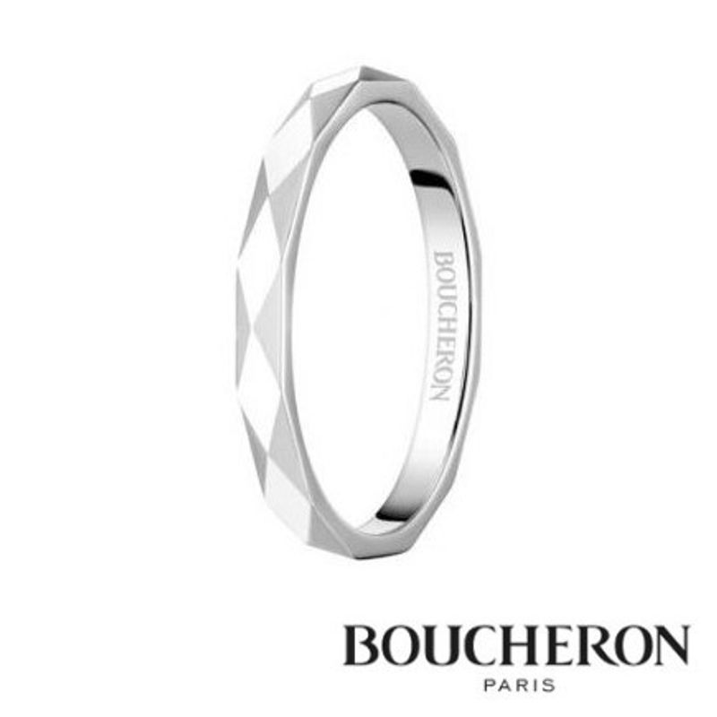 ブシュロン】ファセット プラチナリング スモール [結婚指輪] JEWELRY