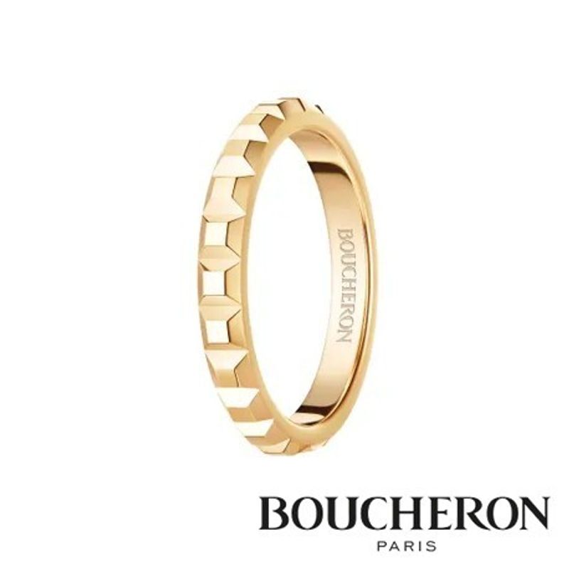 ブシュロン】クルドパリ イエローゴールドリング ミディアム [結婚指輪
