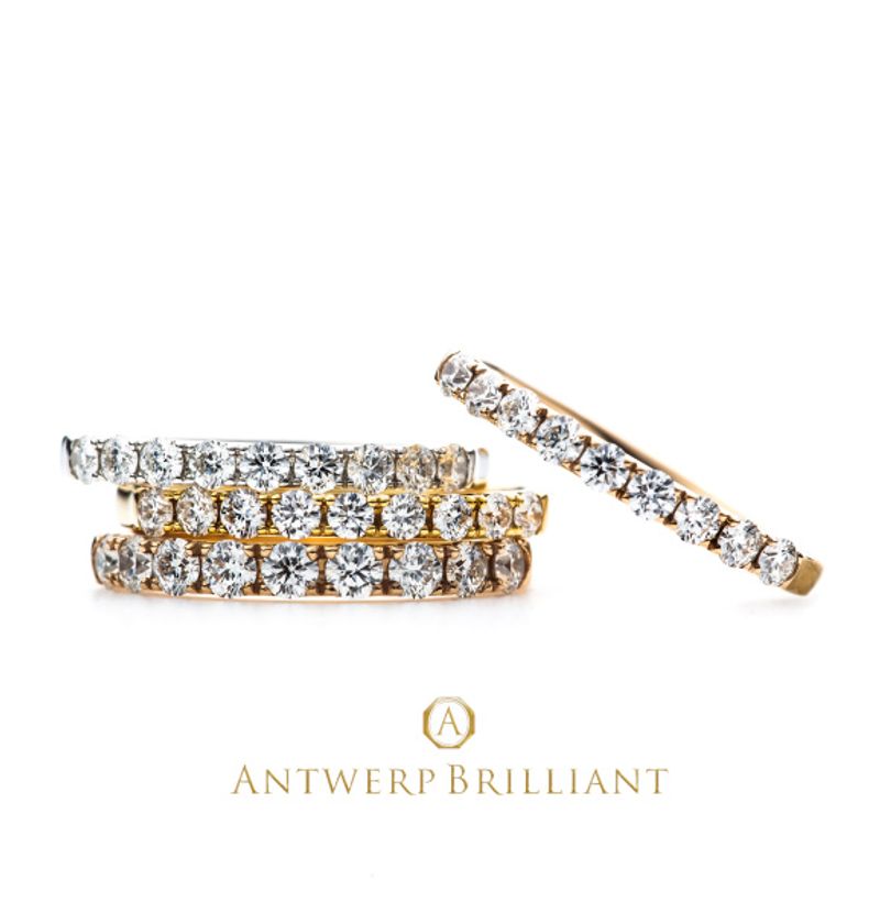 【MEJURI】Eternity Line Band☆エタニティラインバンド☆彫刻可 Eternal Collection – Diamond Bands - R6408WG | Maison Artinian