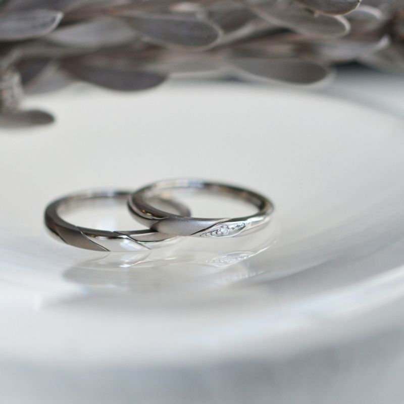 オーダーメイド 双子 の意味を持つ 二つで一つのギメルリング 結婚指輪 Renri レンリ Ringraph リングラフ