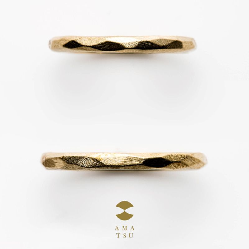 賀 [ga] うららかに えにし むすびゆく [結婚指輪] AMATSU(アマツ