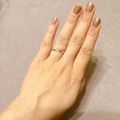 【Love Bond(ラブボンド)の口コミ】 リボンモチーフの婚約指輪をとても気に入ったので、雰囲気が合って重ね付…