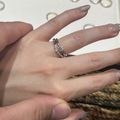 【杢目金屋(もくめがねや)の口コミ】 洗練されたデザインで着け心地もとても良かったです。2人で作る指輪という…