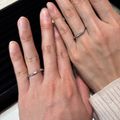 【TRECENTI(トレセンテ)の口コミ】 指輪のデザインはストレートとV字をメインに様々な指輪を試着させていただ…