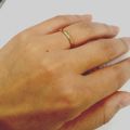 【チェリーブラウン(CHERRY BROWN)の口コミ】 ゴールドのきわめてシンプルな指輪を探していました。ゴールドの中でも少…