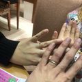 【ハーティーハートの口コミ】 結婚10周年の記念に今までつけていた結婚指輪と重ねてつけられる指輪を探…